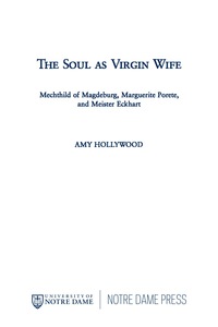 Cover image: The Soul as Virgin Wife 9780268017699