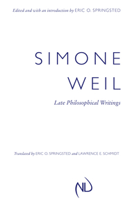 Cover image: Simone Weil 9780268041502