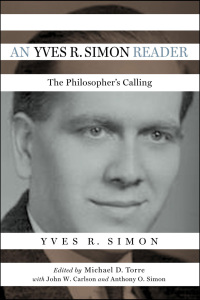 Omslagafbeelding: An Yves R. Simon Reader 9780268108304