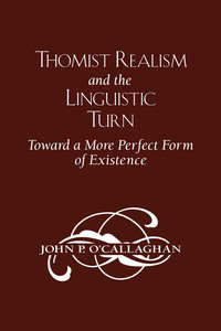 Omslagafbeelding: Thomist Realism and the Linguistic Turn 9780268042189