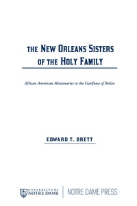 Cover image: The New Orleans Sisters of the Holy Family 9780268022303