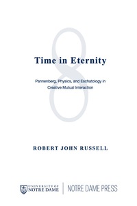 Cover image: Time in Eternity 9780268040598