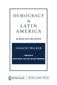 صورة الغلاف: Democracy in Latin America 9780268019723