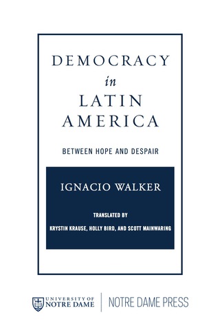 Imagen de portada: Democracy in Latin America 9780268019723