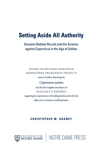 Imagen de portada: Setting Aside All Authority 9780268029883