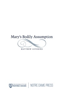 Cover image: Mary's Bodily Assumption 9780268206550