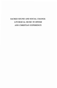 Imagen de portada: Sacred Sound and Social Change 9780268017460