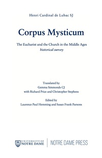 Imagen de portada: Corpus Mysticum 9780268025939
