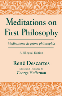 Omslagafbeelding: Meditations on First Philosophy/ Meditationes de prima philosophia 9780268013806