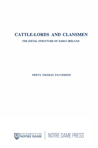 صورة الغلاف: Cattle Lords and Clansmen 9780268008000