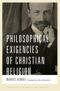Cover image: Philosophical Exigencies of Christian Religion 1st edition 9780268200466