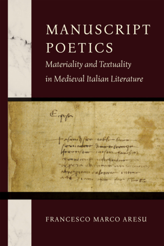 Cover image: Manuscript Poetics 9780268206482