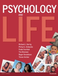 Imagen de portada: Psychology and Life 1st edition 9780273720027
