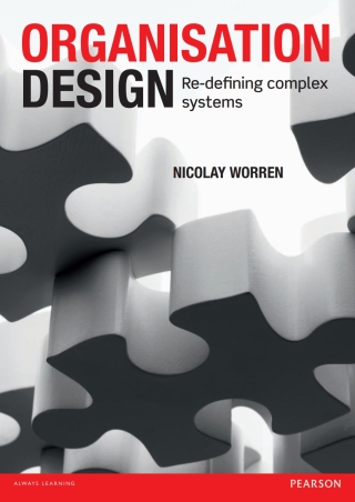 Cover image: Organisation Design 1st edition 9780273738831