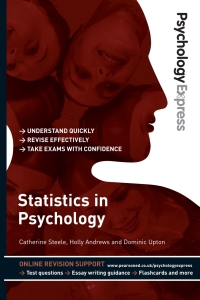 Omslagafbeelding: Psychology Express: Statistics in Psychology (Undergraduate Revision Guide) 1st edition 9780273738107