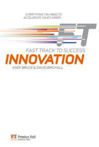 Cover image: Innovation: Fast Track to success 1st edition 9780273719885