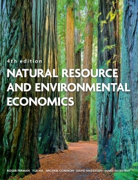 Omslagafbeelding: Natural Resource and Environmental Economics 4th edition 9780321417534