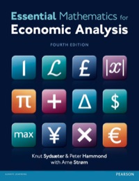 Cover image: Essential Mathematics for Economic Analysis 4th edition 9780273760689
