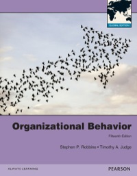 Cover image: Organizational Behavior Global Edition 15th edition 9780273765295