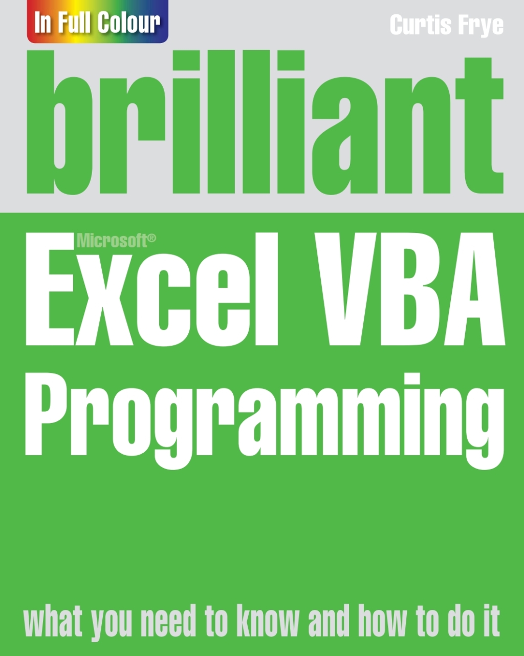 Brilliant Excel VBA Programming 1st Edition