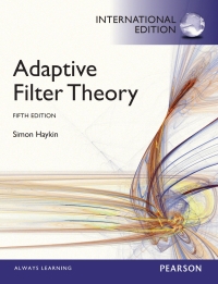 Imagen de portada: Adaptive Filter Theory: International Edition 5th edition 9780273764083