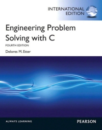 Imagen de portada: Engineering Problem Solving with C: International Edition 4th edition 9780273768203