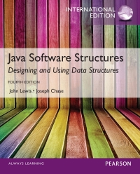 Cover image: Java Software Structures, International Edition 4th edition 9780273793328