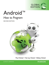 Titelbild: Android: How to Program, Global Edition 2nd edition 9780273793397