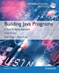 Cover image: Building Java Programs, International Edition 3rd edition 9780273793335