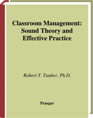 Cover image: Classroom Management 4th edition