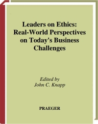 Imagen de portada: Leaders on Ethics 1st edition