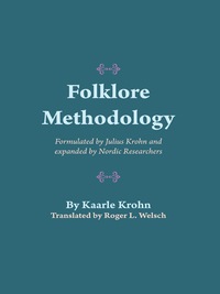 Imagen de portada: Folklore Methodology 9780292724327