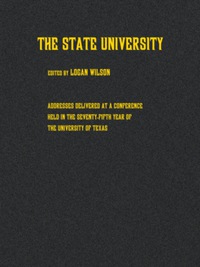 Imagen de portada: The State University 9780292742000