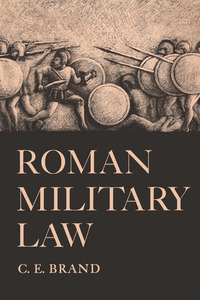 Imagen de portada: Roman Military Law 9780292733930