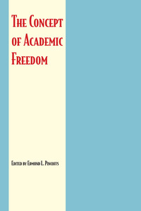 Cover image: The Concept of Academic Freedom 9780292710160
