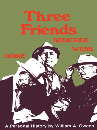 Cover image: Three Friends 9780292780125