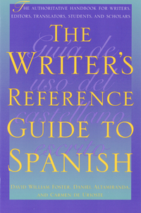 Cover image: The Writer's Reference Guide to Spanish 9780292725119