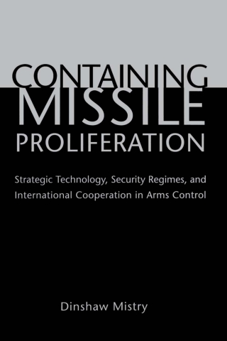 Cover image: Containing Missile Proliferation 9780295982946