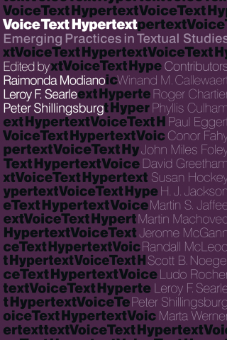 Cover image: Voice, Text, Hypertext 9780295983059