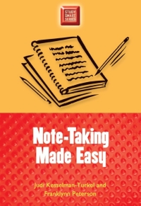 Imagen de portada: Note-Taking Made Easy 9780299191542