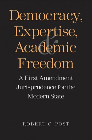 表紙画像: Democracy, Expertise, and Academic Freedom 9780300148633