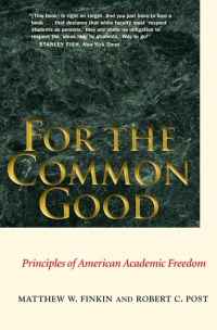 Cover image: For the Common Good 9780300143546