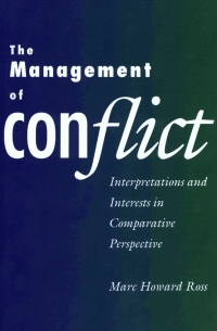 Omslagafbeelding: The Management of Conflict 9780300053982