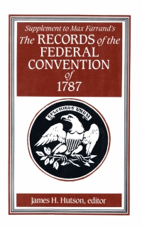 Imagen de portada: Supplement to Max Farrand's Records of the Federal Convention of 1787 9780300039047