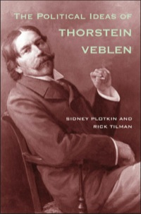 Cover image: The Political Ideas of Thorstein Veblen 9780300159998