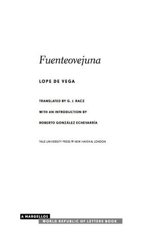 Cover image: Fuenteovejuna 9780300163858