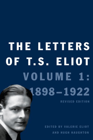 Cover image: The Letters of T. S. Eliot 9780300176452