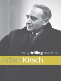 Cover image: Why Trilling Matters 9780300152692