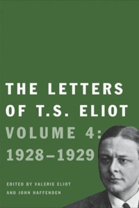 Cover image: The Letters of T. S. Eliot: Volume 3: 192628 9780300187243