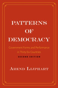 Cover image: Patterns of Democracy 9780300172027